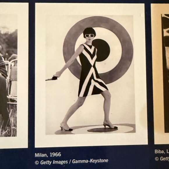 Retro 1960s Frameable Poster Set of 5 Wall Art Iconic Black White Fashion London - Picture 8 of 10